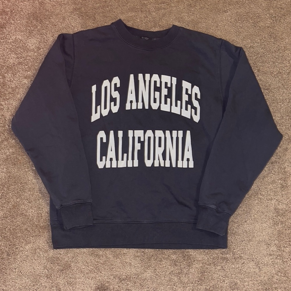 Brandy Melville, grey-blue crew neck